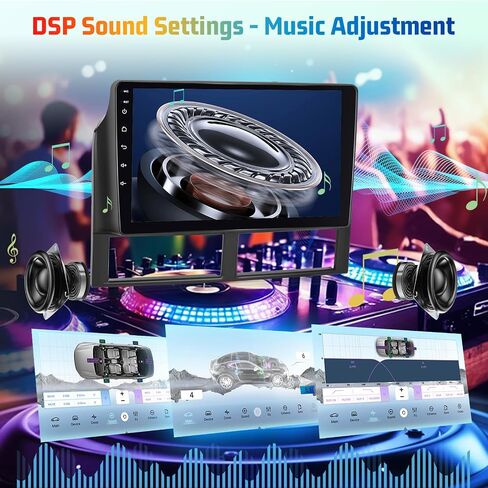 8 Core Android 4G+64G Car Radio for Jeep Grand Cherokee 1999-2004 - 9 Inch HD Touch Screen Radio with Wireless Carplay & Android Auto - DSP/Heat Dissipation Function/5G WiFi GPS + AHD Rear View Camera in Saudi Arabia