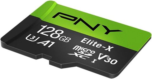 PNY Elite-X 64GB microSDXC Card with Adapter - UHS-I, U3 - up to 90MB/sec (P-SDU64U390EX-GE) in Saudi Arabia