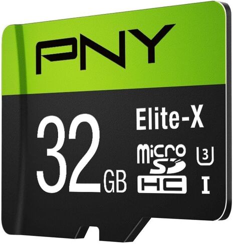 PNY Elite-X 64GB microSDXC Card with Adapter - UHS-I, U3 - up to 90MB/sec (P-SDU64U390EX-GE) in Kuwait