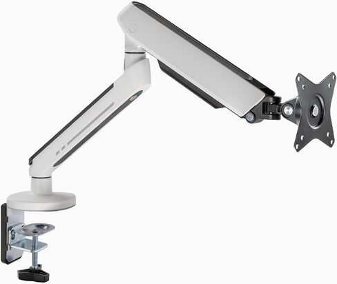 ذراع شاشة LED فردي - ساحة رمادية ، إضاءة RGB ، نابض غاز قابل للتعديل ، Vesa 75x75/100x100 ، يناسب 17-32 "شاشات ، 4.4-19.8 رطل ، جبل المشبك/grommet ، إدارة الكابلات in Kuwait