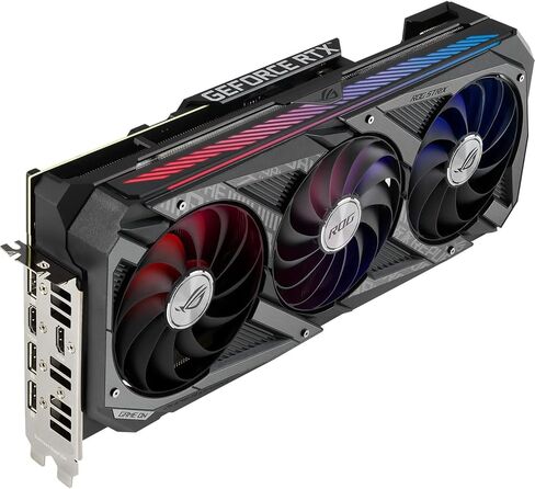 Asus Rog Strix Nvidia Geforce RTX 3060 TI V2 OC EDITION CARTER MAMING GRASTS (PCIE 4.0 ، 8GB GDDR6 ، LHR ، HDMI 2.1 ، DisplayPort 1.4A ، تصميم مروحة محورية ، 2.9 شحنة ، Super Alloy Power II) (Reneded) in Kuwait