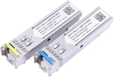 SFP مكرر الوحدة البصرية 2.5/3.125G 1310/1550 10/15/10kmsfp الوضع المفرد والألياف المزدوجة (2.5 جرام الألياف المزدوجة 15 كم واحد) in Kuwait