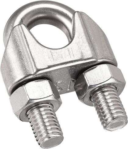 Wire Rope Clamp - 5/8" Wire Cable Clip Fastener, Apply to Outdoor/Garden(M16) in Saudi Arabia