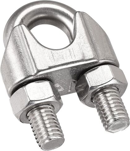 Wire Rope Clamp - 5/8" Wire Cable Clip Fastener, Apply to Outdoor/Garden(M16) in Saudi Arabia