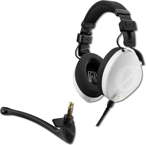 Rode NTH-100 Professional Over-Ear Headphones with Soft Case, 3.5mm to 1/4" Headphone Adaptor and StreamEye Polishing Cloth in Kuwait