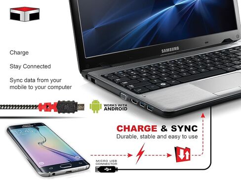 Custom Accessories Tuff Tech 23396 6' Braided Heavy Duty Lightning USB Cable in Saudi Arabia