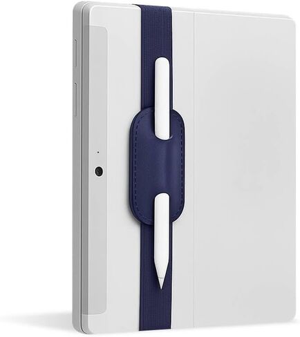 حامل قلم رصاص ProElife Slim لـ Apple Pencil Pro و Apple Pencil 2nd Gen / 1st Gen / USB-C والإكسسوارات Simple Stylus Pu Pency حامل قلم رصاص متين مع شريط مرن (رمادي) in Kuwait