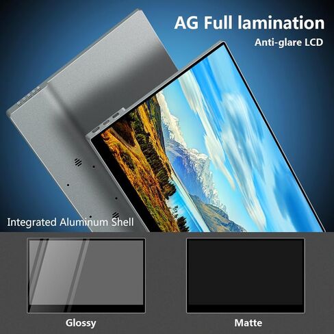 15.6 Inch 3K Touchscreen Portable Monitor, IPS 2880 * 1620,100% sRGB Mobile Monitor Eye Care Game Display Built USB-C/HDMI/Mini DP with Folding Kickstand for PC,Laptop,Game Console in Kuwait