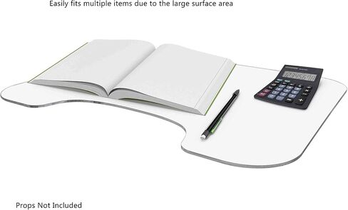 4 Pack Portable Lap Desk 22" Clear Acrylic Activity Lap Tray Lightweight for Coloring Writing Drawing Eating Studying by Marketing Holders in Saudi Arabia