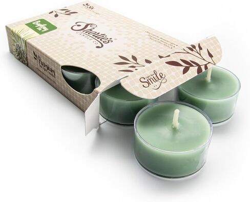 Autumn Splendor Premium Tealight Candles - Highly Scented with Essential Oils - 6 Orange Tea Lights - Beautiful Candlelight - Made in The USA - Christmas & Holiday Collection in Saudi Arabia