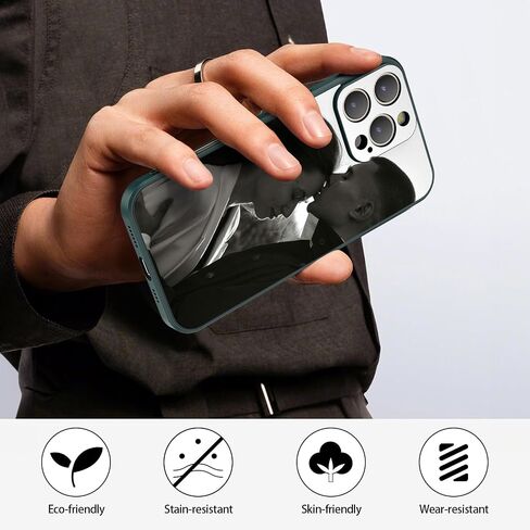 Custom Phone Case for 16,16Plus,16Pro, 16Pro Max,15 14 13 12 11Personalized Printed Design Shockproof Heavy Duty Protection, Friend Family Birthday, Made in USA (Black) in Saudi Arabia