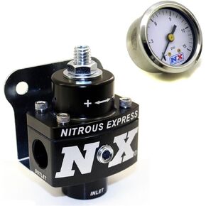 Nitrous Express 15952 Holley Fuel Pressure Regulator w/Fuel Pressure Gauge Holley Fuel Pressure Regulator