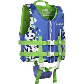 Kids Swim Vest,Float Swimsuit for Toddlers,Kids swimming jacket with Adjustable Safety Strap，Summer Water Sport Swimming Training Surfing Assistance