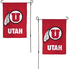 University of Utah Garden Flag UT Utes Banner 100% Polyester (Design C)