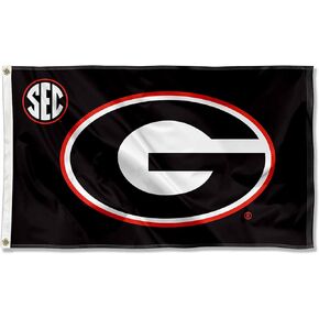 Georgia UGA Bulldogs SEC 3x5 Flag