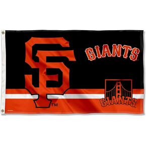 San Francisco Giants Logo Insignia 3x5 Foot Grommet Banner Flag