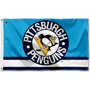Pittsburgh Penguins Vintage Logo Flag and Banner