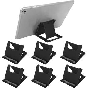 6Pcs Foldable Cell Phone Stand, Multi-Angle Pocket Phone Stand Portable Universal Desk Stand for All Mobile Smart Phone Tablet Display