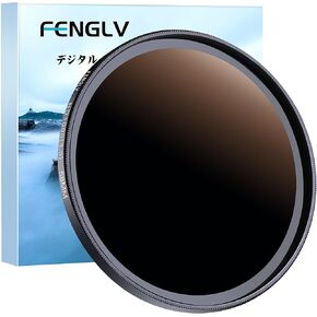 58mm ND100000 Filter, ND Camera Lens Filter(16.5 Stop), Fixed Neutral Density ND Filter, 30 Multi-Layer Coatings, Ultra-Thin Frames, Zero Color CAST