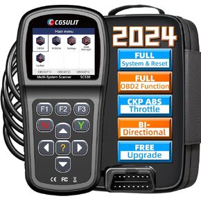 All System Scan Tool for Honda Acura Diagnostic Car Scanner with 30+ Maintenance Bi-Directional Automotive OBD2 Scanner DSC T-P-S ABS SRS Airbag EPB Oil Battery Reset Transmission Code Reader Black