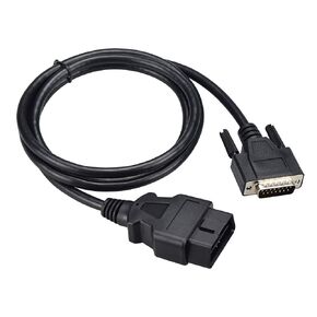 GWNOWZZET 5ft OBDII OBD2 Main Cable for Cen-Tech Scanner Models 98614 99722,15 pin Male to 16 pin Male OBD Cable Adapter Diagnostic Extender Cord