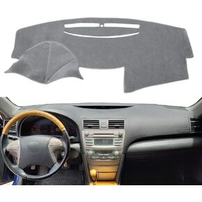 Dash Cover Mat for Toyota Camry 2007 2008 2009 2010 2011, Dashboard Cover Pad Protector Without Dash Speakers (Grey) F27