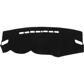 Dashboard Cover Compatible for Mitsubishi Outlander 2013-2020, Non-Slip Polyester Black Dash Cover Mat Dash Board Protector Cover