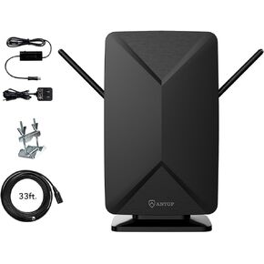 Digital Antenna - Flat Panel Mini Big Boy Indoor/Outdoor Smartpass Amplified HDTV Antenna with High Gain and Built-in 4G LTE Filter – Outdoor TV Antenna
