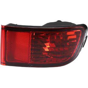 uxcell Rear Right Side Bumper Reflector Light Lamp for Toyota 4Runner 2003-2005 Red