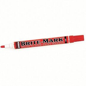 DYKEM 8030-8405 Brite-Mark Marker, Regular Line, Orange
