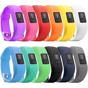 for Garmin Vivofit 3/jr/jr 2 Bands, Adjustable Replacement Wristbands with Watch Buckle for Kids Women Men(No Tracker)