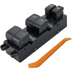 ZAPOST Master Control Power Window Switch fits for 2004-2007 Nissan Armada.2004-2012 Nissan Titan Crew Cab.2004-2009 Nissan quset.2003-2008 Nissan Murano.3 PINS+16 PINS Driver Side OE 25401-ZT10A