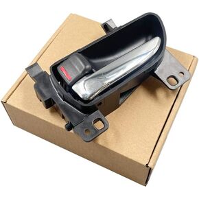 Front Or Rear Left Driver Side Door Interior Handle Chrome Compatible with Subaru Forester Impreza Legacy & Outback 2009-2019