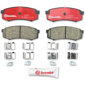 Brembo P83024N Premium Ceramic Rear Disc Brake Pad Set BAW/CHANGAN/LANDWIND (JMC)/LEXUS/MITSUBISHI/MITSUBISHI (GAC)/TOYOTA/TOYOTA (FAW) OE# 0446660040