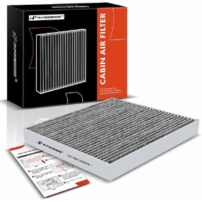 A-Premium Cabin Air Filter with Activated Carbon Compatible with Cadillac Escalade & Chevrolet Silverado 1500, Suburban, Tahoe & GMC Sierra 1500, Yukon XL, 2014-2020, 4.3L 6.2L, Replace# 22808781