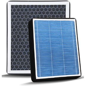 Cabin Air Filter with Activated Carbon Replace CF11966 Fit for Chevrolet Silverado Blazer Bolt EV Camaro Colorado Corvette Cruze Equinox Suburban Tahoe Trailblazer Traverse Volt Buick GMC