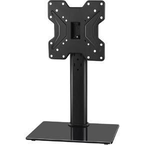 KKTONER Universal TV Stand Base for 13 inch to 43 inch LED TV Table Top TV Mount Stand with Swivel Height Adjustable Hold up 77LBs
