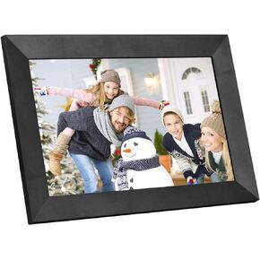 8 Inch Smart WiFi Photo Frame Digital Picture Frame Photo Album IPS Touch-Screen 1280 * 800 Photo 1080P Video 16GB Storage Auto Rotation Photo Sharing via APP