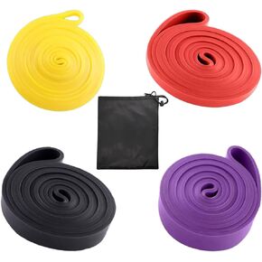 5 Pcs Stretch Resistance Bands Set, Pull Up Bands, Resistance Bands for Men and Woman, Resistance Bands Set for Home and Office Exercise Equipment, Stretch Resistance Band for Gym (Carry Bag Included)