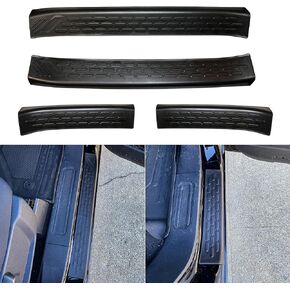 BESTAOO Door Sill Guards Kit, Door Entry Guards for Ford Bronco 2021+ 4-Door Accessories Door Sill Protector Replacement, 4pcs/Set (Black)