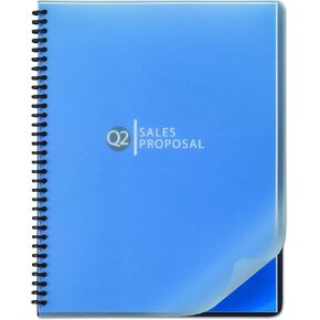 GBC Designer Premium Plus View Presentation Binding Covers, Square Corners, Frost, 25 Pieces Per Box (GBC2514499)