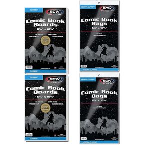 BCW Current Comic Bags and Backing Boards - 200 ct