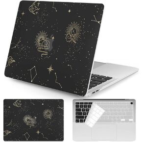 Watbro Compatible with MacBook Air 13 Inch Laptop Case 2020 2019 2018 Released A2179 M1 A2337 A1932,Plastic Hard Shell Protective Case with Keyboard Cover,Butterfly Art Print