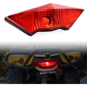 Tail Light Housing for Outlander 08-22, Red Rear Brake Stop Tail Lights Lamp Lense Covers for Can-Am Outlander Max 400 500 650 800 2008-2022 Accessories, Replace # 710001203 (1 PCS)