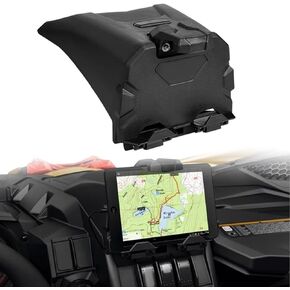 Maverick X3 Tablet Phone Holder Electronic Device IPad Phone Mount with Center Storage Box for 2017-2023 Can Am Maverick X3 Accessories X3 Max 715002874 Sport Tablet Holder