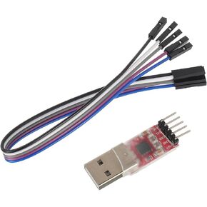 CP2102 Module USB 2.0 to TTL Serial Converter Adapter Module Downloader with Jumper Wires(1 pcs)