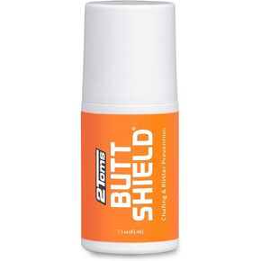 2Toms ButtShield, All-Day Anti Chafe and Blister Prevention, Waterproof and Sweatproof Protection from Saddle Sore Chafing and Skin Irritation, 1.5 Ounce Bottle