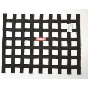 RaceQuip Race Car Window Net Ribbon Style SFI 27.1 Certified Black 24H x 24H 726009