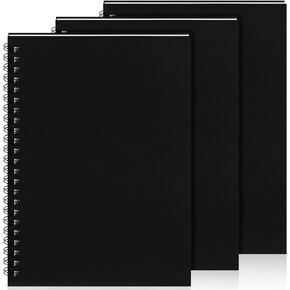 Yahenda Spiral Notebook A5 College Ruled Journal Lined 8.3'' x 5.5'' Bulk Writing Paper Notebook for Office Business School Supplies Christmas End of Year Gift(Deep Blue,36 Pcs)