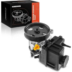 A-Premium Power Steering Pump, with Reservoir & Pulley, Compatible with Mercedes-Benz Sprinter 2500 2014-2017, Sprinter 3500 2014-2017, L4 2.1L Diesel, Replace # A0064666601, 006466660180